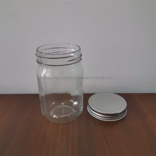 Tarro de cristal vacío para almacenamiento de alimentos, tarro de cristal para miel