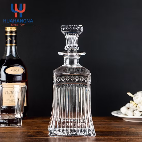 Venta al por mayor de lujo, dispensador de botellas de licor giratorio de 360 ​​grados, 1000ml, aireador de vino tinto giratorio de cristal, decantador en caja de regalo